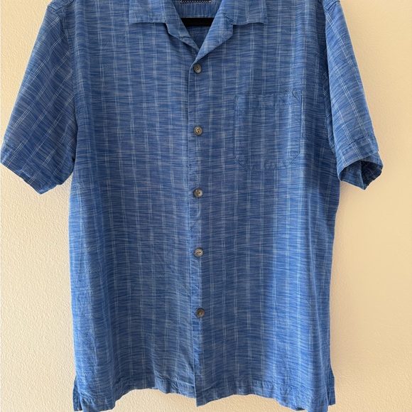 Tommy Bahama Other - Tommy Bahama Blue Checkered Silk Button Down Shirt